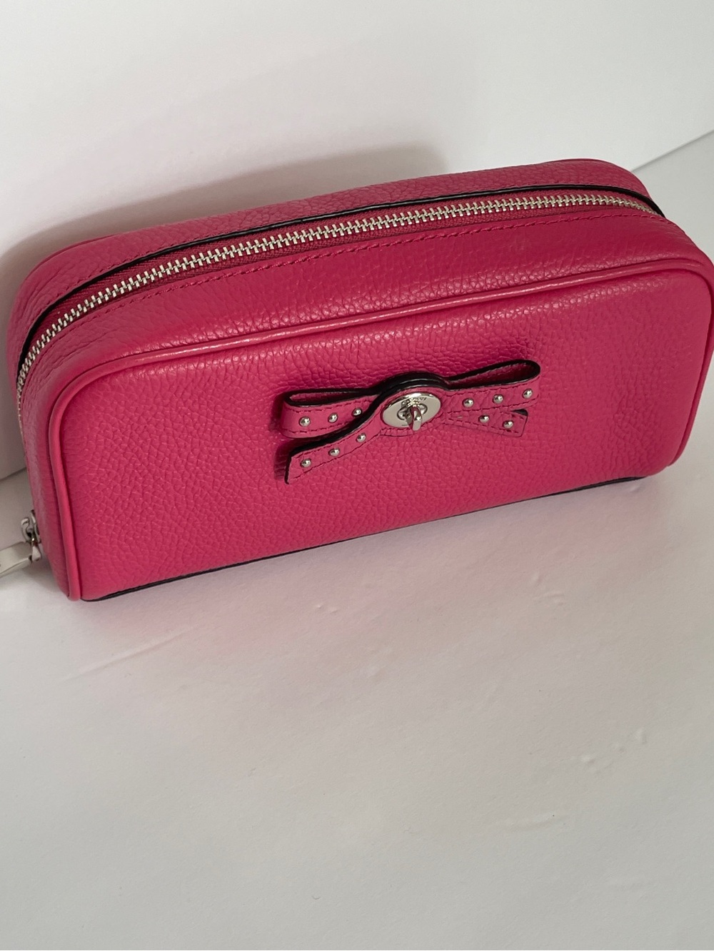 Coach Turnlock Tie Cosmetic Case Pouch